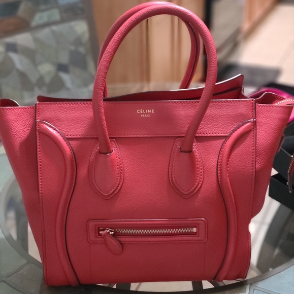 Celine Mini Laguage Red - Picture 1 of 4